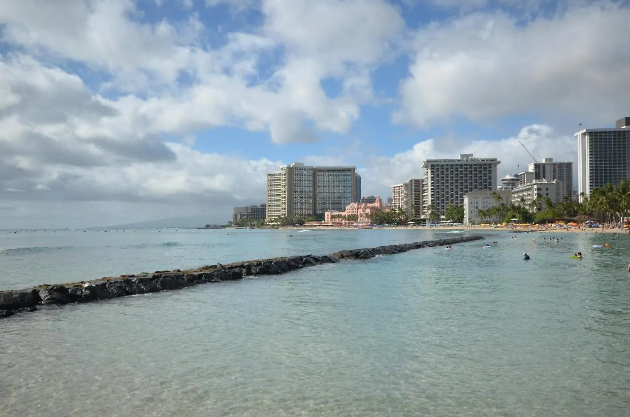Kv702 Waikiki Private Waterfall Room, Mountain View! هونولولو شقة