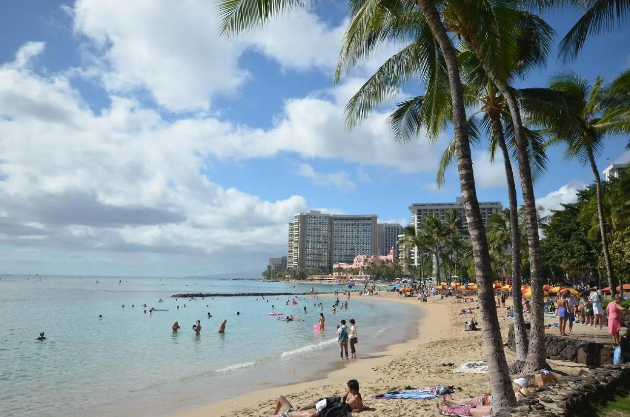 Kv702 Waikiki Private Waterfall Room, Mountain View! هونولولو